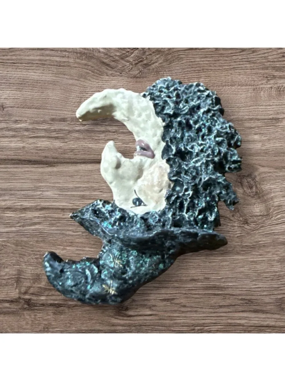 From a Nickel to the Broomsnickle WItch Brooch/Pendant Linda Lindquist Baldwin